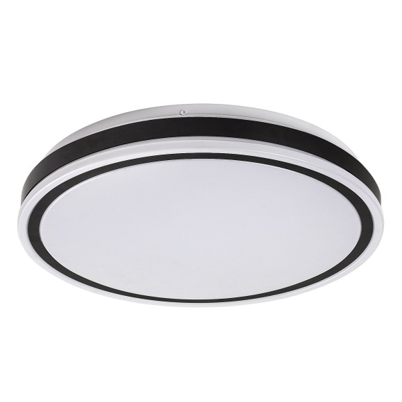 Rabalux 71412 LED přisazené stropní svítidlo Corlet | 20W integrovaný LED zdroj | 1500lm | 3000-6500K | dálkové ovládání | stmívač | černá