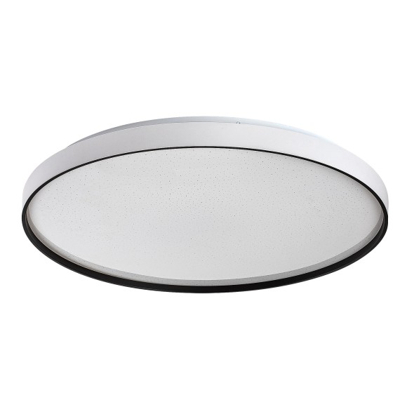 Rabalux 71450 LED přisazené stropní svítidlo Zerava | 60W integrovaný LED zdroj | 3800lm | 3000-6500K | dálkové ovládání | stmívač | černá