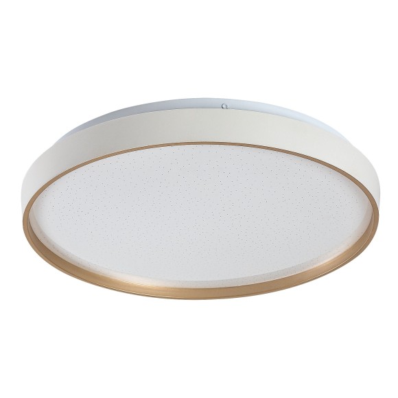 Rabalux 71452 LED přisazené stropní svítidlo Zerava | 34W integrovaný LED zdroj | 2200lm | 3000-6500K | dálkové ovládání | stmívač | zlatá