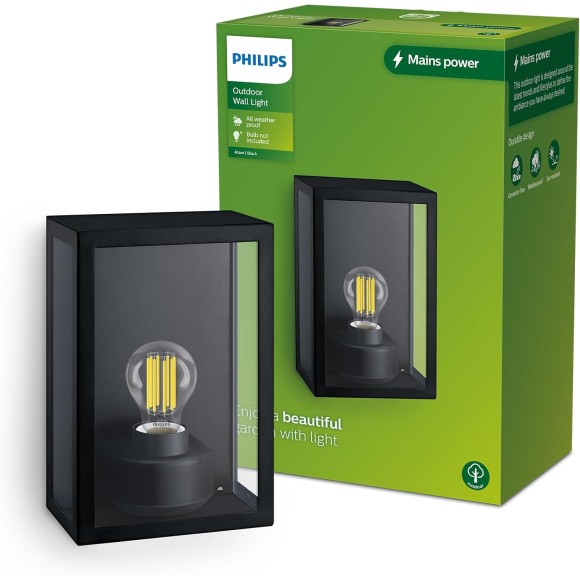 Philips 8720169266414 venkovní nástěnné svítidlo Alzor E27