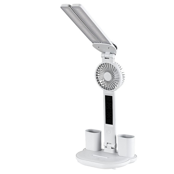 Rabalux 74030 LED stolní lampička Novilo | 7W integrovaný LED zdroj | 420lm | 3000/4000/6000K | s vypínačem | bílá
