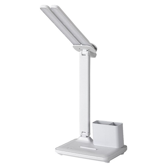 Rabalux 74032 LED stolní lampička Elumo | 5W integrovaný LED zdroj | 300lm | 3000/4000/6000K | s vypínačem | stmívač | bílá