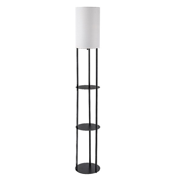 Rabalux 74106 stojací lampa Bronn E27 | s vypínačem | černá