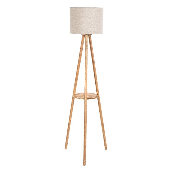 Rabalux 74108 stojací lampa Trevia E27 | s vypínačem | béžová