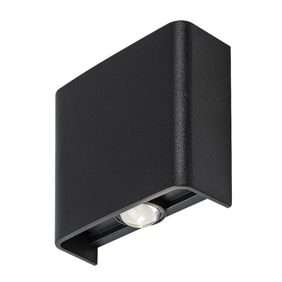 Rabalux 77191 LED venkovní nástěnné svítidlo Portel | 2W integrovaný LED zdroj | 160lm | 2700/4000K | černá