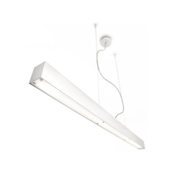 závěsné stropní svítidlo - lustr Philips AUTHENTIS 1x28W G5  - bílá