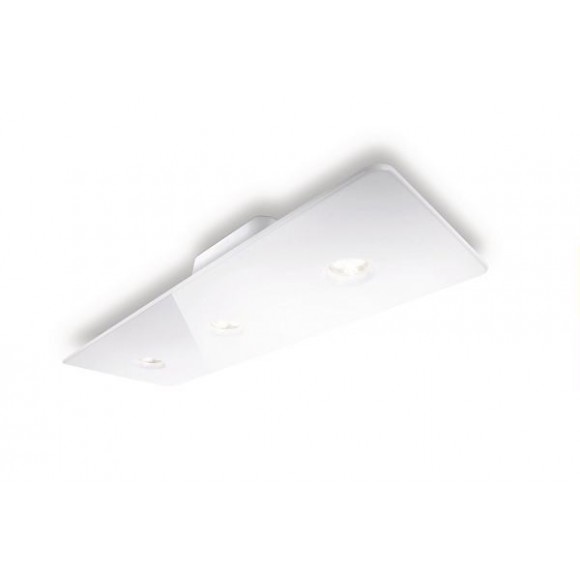 LED přisazené nástěnné a stropní svítidlo Philips MAGNA 3x6W -> nahrazuje 75W  - bílá