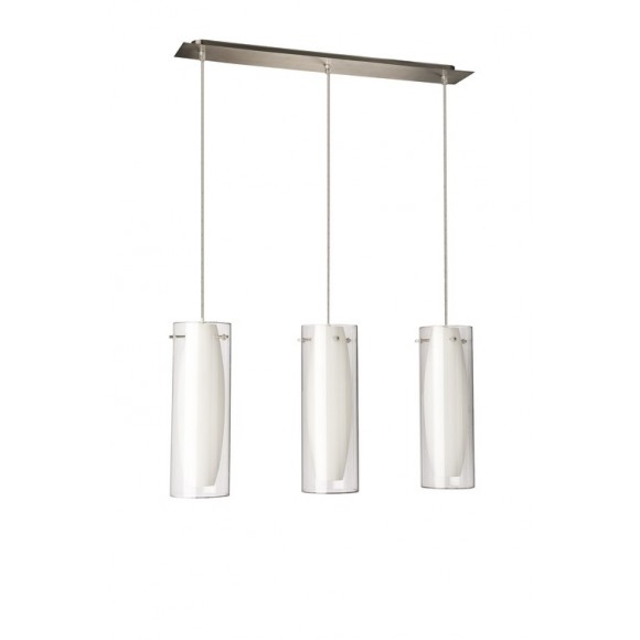 závěsné stropní svítidlo - lustr Philips Massive Kasavu 3x11W E27 - bílá