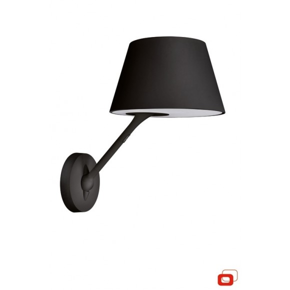 nástěnné svítidlo lampa dotyková Philips POSADA 1x100W E27  - černá