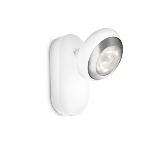 LED nástěnné svítidlo bodové lampa Philips SEPIA 1x3W -> nahrazuje 25W  - bílá