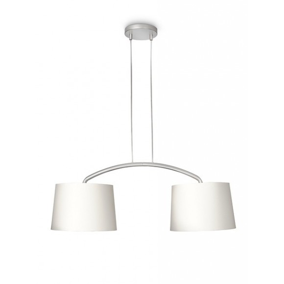 závěsné stropní svítidlo - lustr Philips SELLA 2x23W E27  -bílá