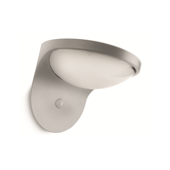 Philips 17808/87/16 LED venkovní nástěnné svítidlo Dusk 1x1,5W |100lm | 2700K | IP44 - šedá