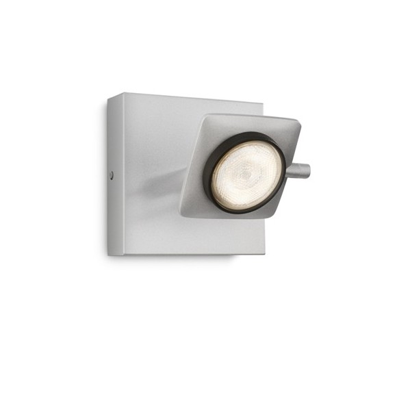 LED nástěnné svítidlo bodové Philips MILLENNIUM 1x4W -> nahrazuje 30W  - šedá