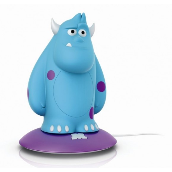 LED dětská stolní lampa Philips SULLEY 1x1W  - modrá