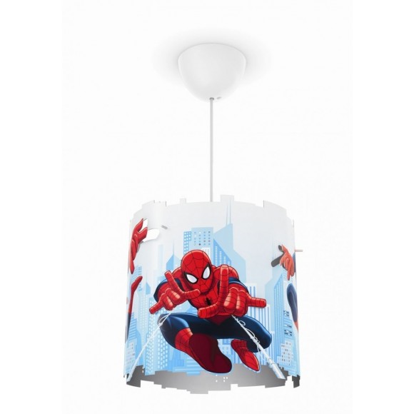 dětské závěsné stropní svítidlo - lustr Philips SPIDER-MAN 1x23W E27  - mix barev