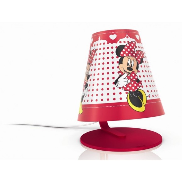 LED dětská stolní lampa Philips MINNIE MOUSE 1x4W  - červená