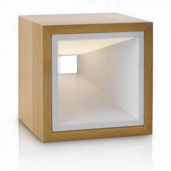 LED stolní lampička Philips InStyle Kubiz 2x2,5W - světle hnědá