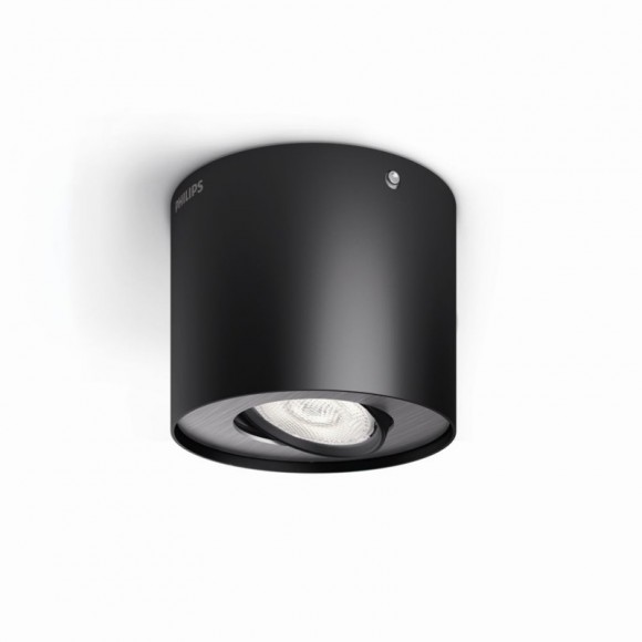 Philips 53300/30/16 LED bodové svítidlo Phase 1x4,5W | 500lm | 2700K - EyeComfort, černá