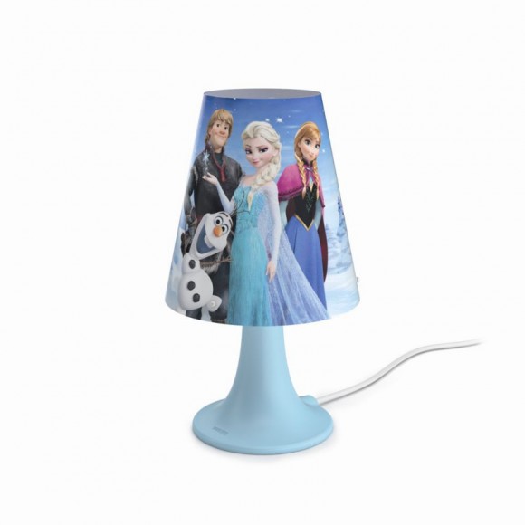LED dětská stolní lampa Philips FROZEN 2,3W  - modrá