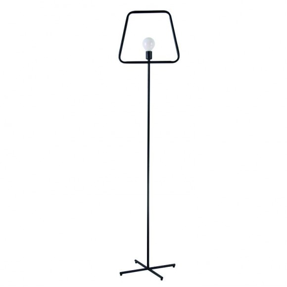 LEDKO 00365 stojací lampa 1x40W|E27 - černá