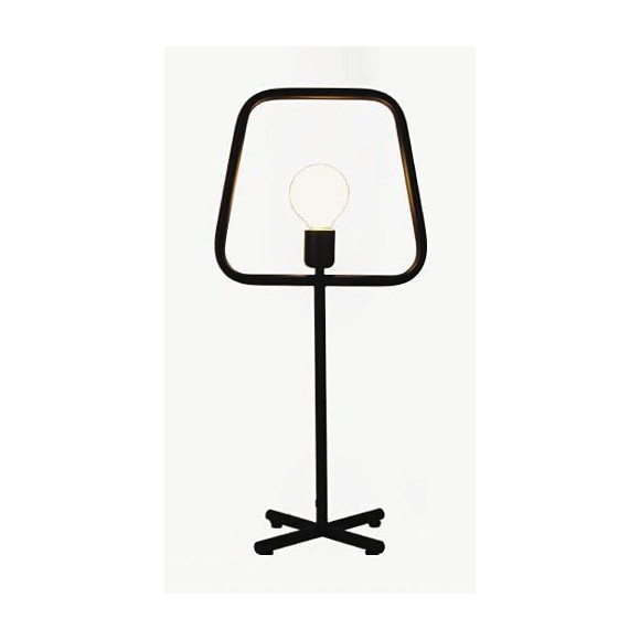 LEDKO 00364 stolní lampička 1x40W|E27 - černá