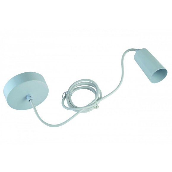 LEDKO 00412 závěsné stropní svítidlo 1x40W|E27 - světle modé