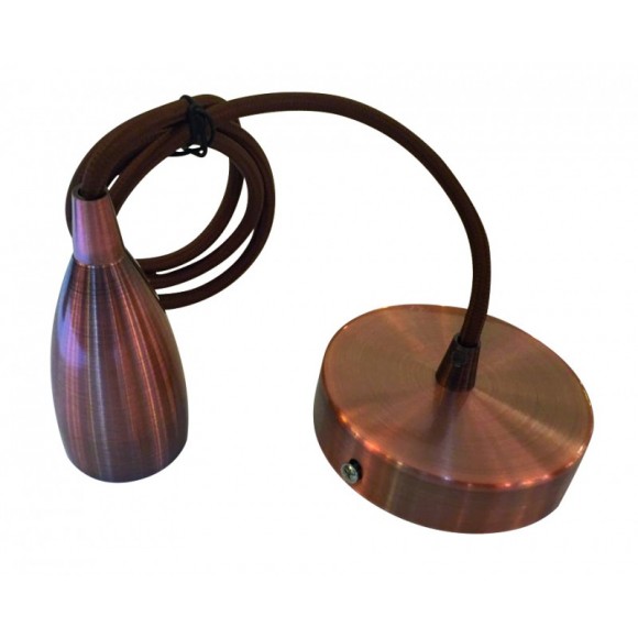 LEDKO 00415 závěsné stropní svítidlo 1x40W|E27 - bronz