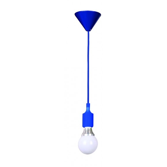 LEDKO 00378 kabel s objímkou 1x40W|E27 - modrý