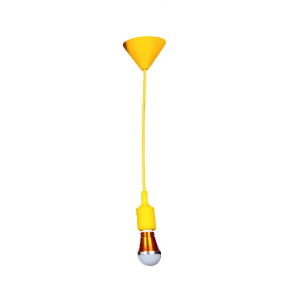 LEDKO 00380 kabel s objímkou 1x40W|E27 - žluté