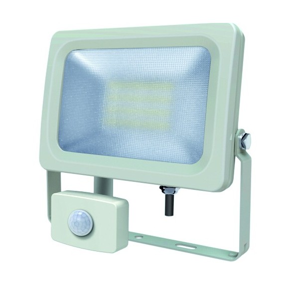 LEDKO 00030 LED venkovní reflektorová lampa Pir 20W | 1700lm | 4000K | IP54 - šedá