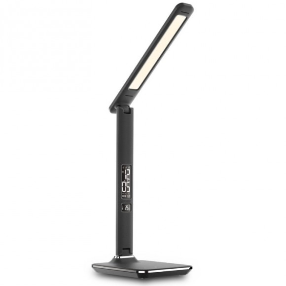 LEDKO 00466 stolní lampička 9W | 450lm | 2700-5500K - černá
