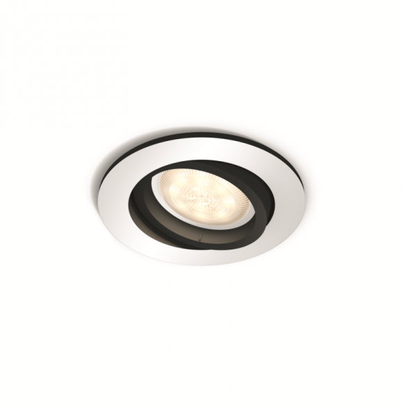 Philips Hue 50411/48/P8 LED zápustné bodové svítidlo Milliskin 1x5,5W | 250lm | 2200-6500K - White Ambiance, hliník