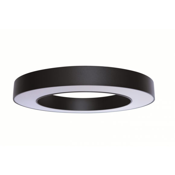 LEDKO 70035 LED přisazené stropní svítidlo Circulare Ring 22W | 2640lm | 4000K - černé
