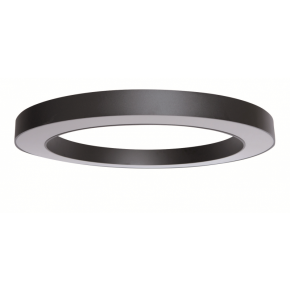 LEDKO 70038 LED přisazené stropní svítidlo Circulare Ring 1x32W | 3960lm | 4000K - černé