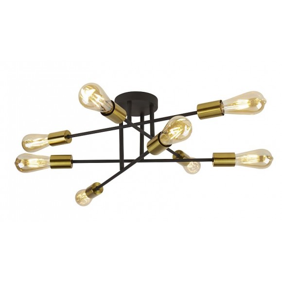 Searchlight 8048-8BK Armstrong stropní svítidlo E27 8 x 10W