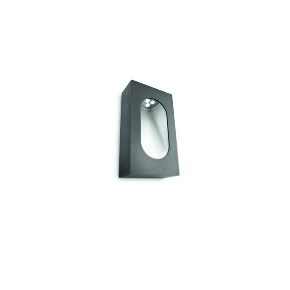 Philips 16816/93/16 venkovní nástěnné svítidlo Hedgerow 1x7,5W|2700K|IP44