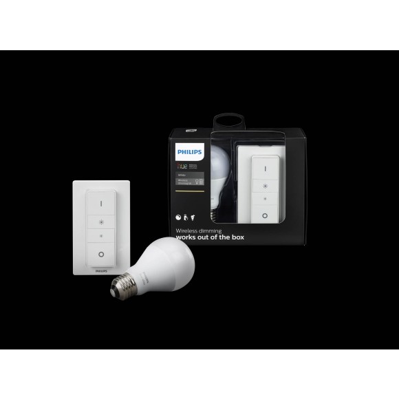 Philips Hue 10144004 LED žárovka a ovladač Dimmer Switch 1x9,5W|E27