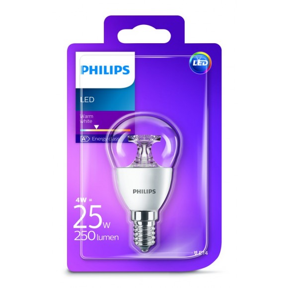 Philips 101381292 LED žárovka 1x4W|E14|2700K