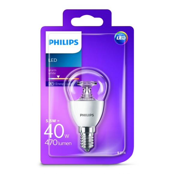 Philips 101381406 LED žárovka 1x5,5W|E14|2700K