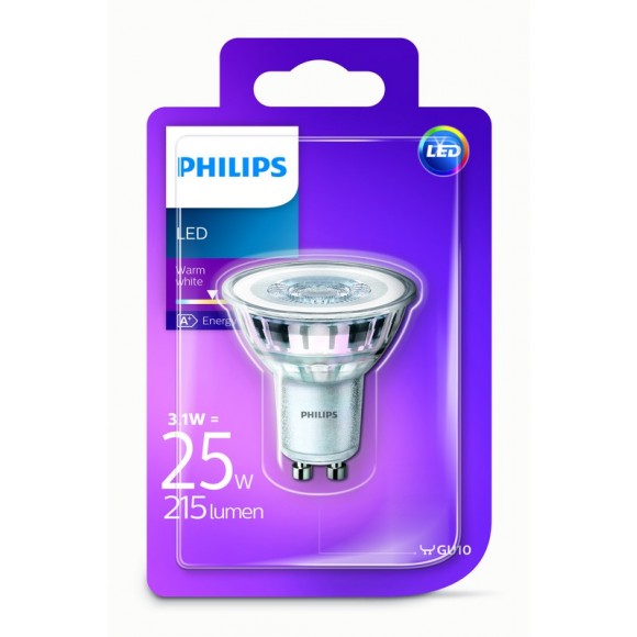 Philips 101382521 LED žárovka 1x3W|GU10|2700K