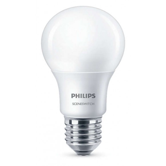Philips 8718696588840 LED žárovka 2-5-8W | E27 | 80-320-806lm | 2200-2500-2700K - funkce SceneSwitch