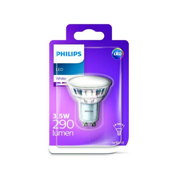 Philips 8718696686744 LED žárovka 1x3,5W|GU10|3000K