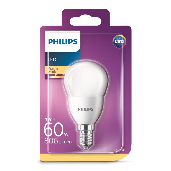 Philips 8718696702895 LED žárovka 1x7W|E14|2700K