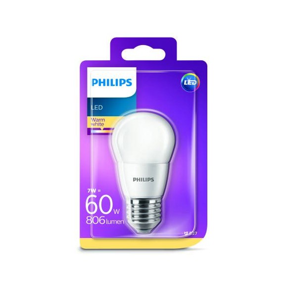 Philips 8718696702918 LED žárovka 1x7W|E27|2700K