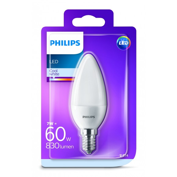 Philips 8718696702932 LED žárovka 1x7W | E14 | 4000K