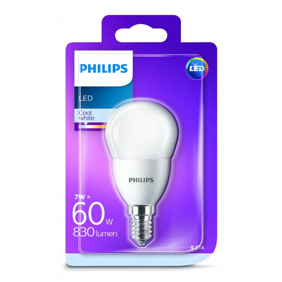 Philips 8718696702956 LED žárovka 1x7W | E14 | 4000K