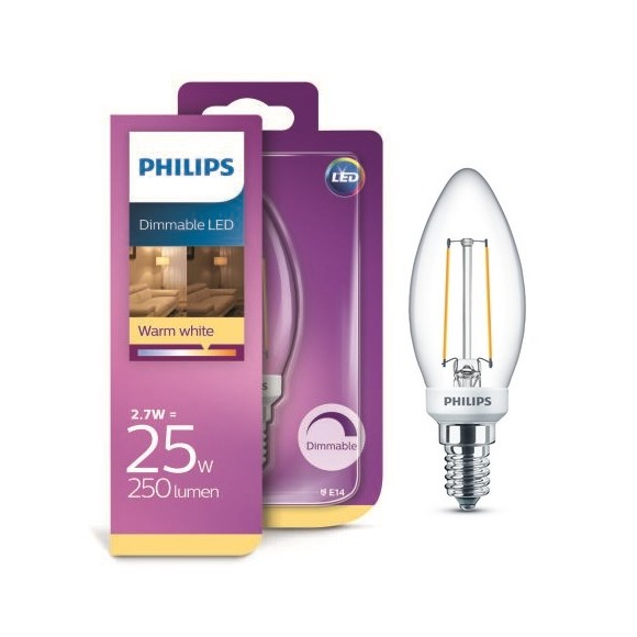 Philips 8718696709986 LED žárovka 1x2,7W|E14|2700K