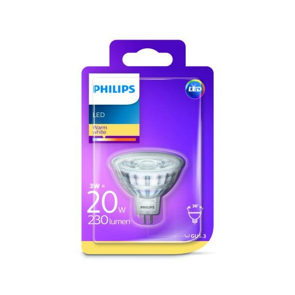 Philips 8718696710470 LED žárovka 1x3W|GU5.3|2700K