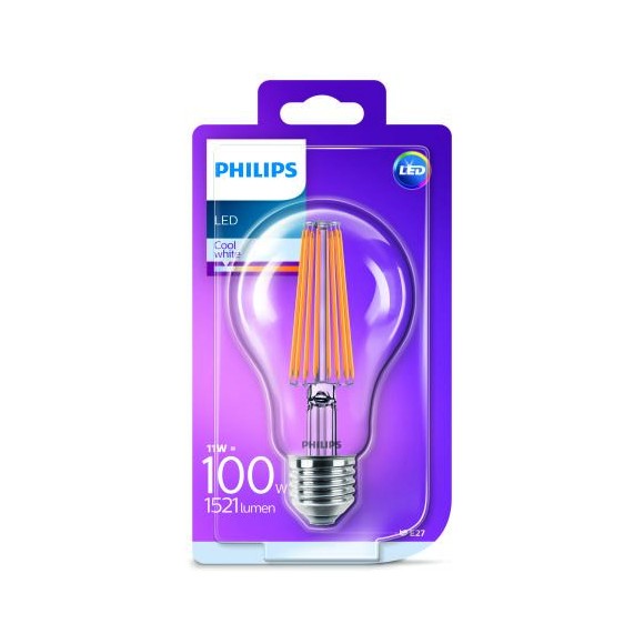 Philips 8718696742518 LED žárovka Classic 1x11W|E27|4000K