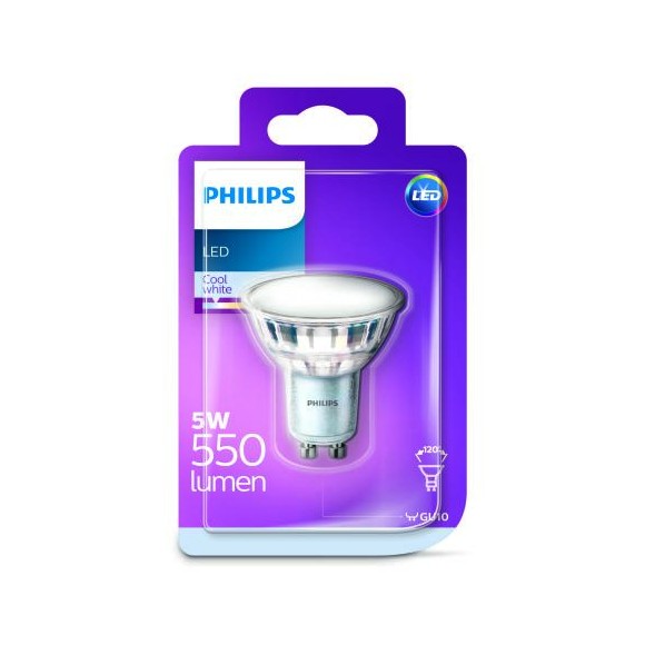 Philips 8718696750377 LED žárovka 1x5W|GU10|4000K